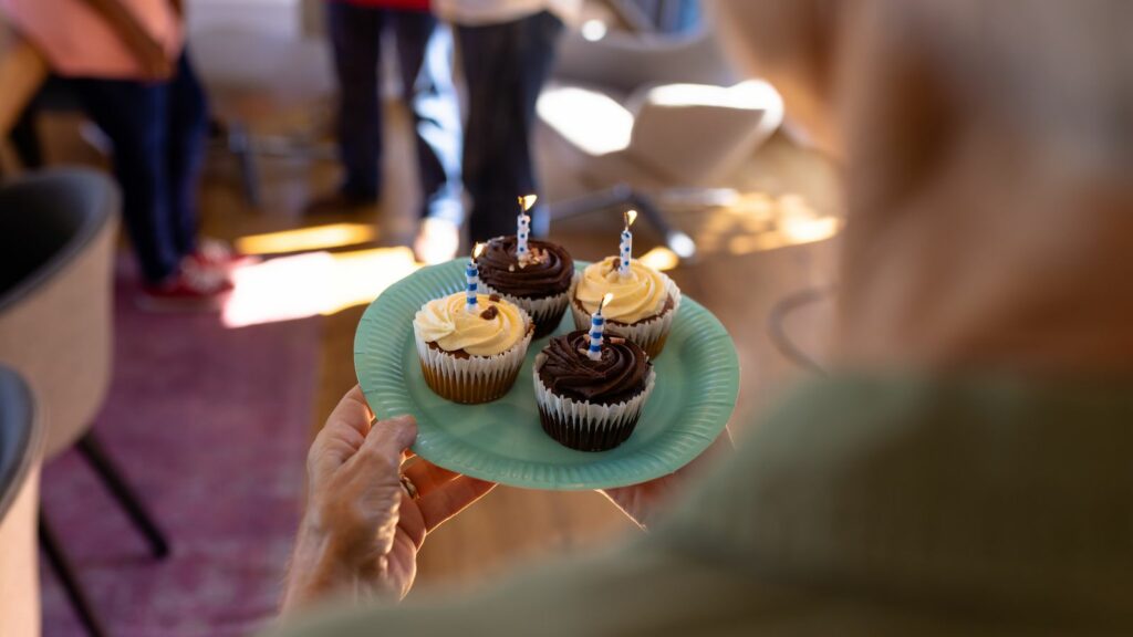 cupcakes for birthday in nursing home